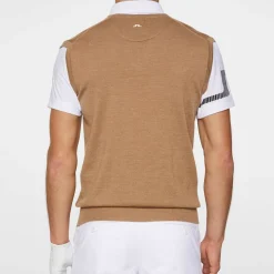 J.Lindeberg Tröjor Herr-Liam Knitted Tigers-Eye