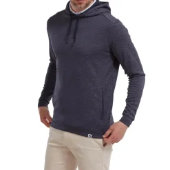 FootJoy Tröjor Herr-Lightweight Hoodie Heather-Navy