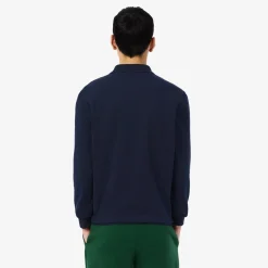 Lacoste Pikétröjor Herr-Long Sleeve Blå Navy (166)
