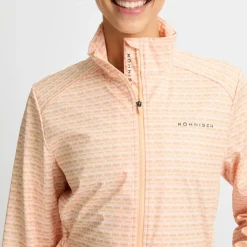 Röhnisch Jackor Dam-Lorraine Wind Monogram-Peach