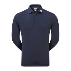 FootJoy Pikétröjor Herr-L/S Thermolite Solid Blå Navy