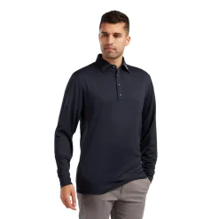 FootJoy Pikétröjor Herr-L/S Thermolite Solid Blå Navy