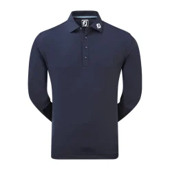 FootJoy Pikétröjor Herr-L/S Thermolite Solid Blå Navy