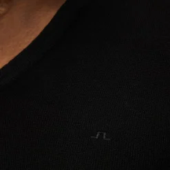 J.Lindeberg Tröjor Herr-Lymann Merino V-Neck Sweater Svart Black