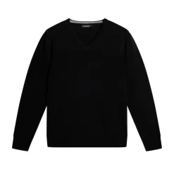 J.Lindeberg Tröjor Herr-Lymann Merino V-Neck Sweater Svart Black