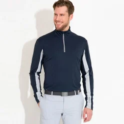 Abacus Tröjor Herr-M Aloha Uv Longsleeve Blå 300-Navy