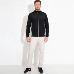 Abacus Tröjor Herr-M Birkdale Midlayer Svart 600-Black