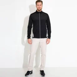 Abacus Tröjor Herr-M Birkdale Midlayer Svart 600-Black