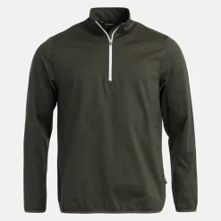 Abacus Tröjor Herr-M Budock Midlayer 537-Forest-Melange