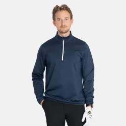 Abacus Tröjor Herr-M Budock Midlayer 305-Navymelange