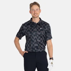 Peak Performance Pikétröjor Herr-M Graphic SS Polo Motion-Grey