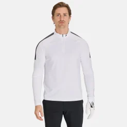 Peak Performance Tröjor Herr-M Half Zip Baselayer White-Motion Grey-