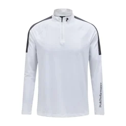Peak Performance Tröjor Herr-M Half Zip Baselayer White-Motion Grey-