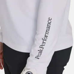 Peak Performance Tröjor Herr-M Half Zip Baselayer White-Motion Grey-