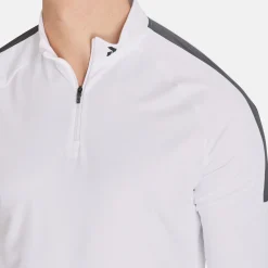 Peak Performance Tröjor Herr-M Half Zip Baselayer White-Motion Grey-