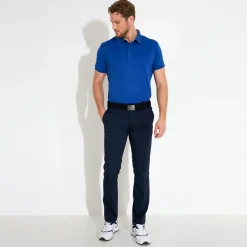 Abacus Pikétröjor Herr-M Hammel Recycled 308-Atlantic-Blue