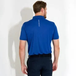 Abacus Pikétröjor Herr-M Hammel Recycled 308-Atlantic-Blue