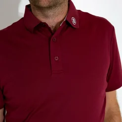 Abacus Pikétröjor Herr-M Hammel Recycled Röd 411-Cranberry