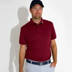 Abacus Pikétröjor Herr-M Hammel Recycled Röd 411-Cranberry