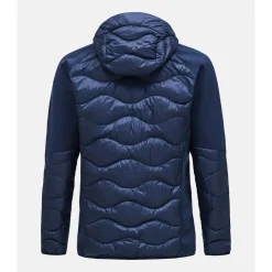 Peak Performance Jackor Herr-M Helium Down Hybrid Hood Blue-Shadow
