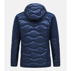 Peak Performance Jackor Herr-M Helium Down Hybrid Hood Blue-Shadow