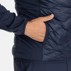 Peak Performance Jackor Herr-M Helium Down Hybrid Hood Blue-Shadow