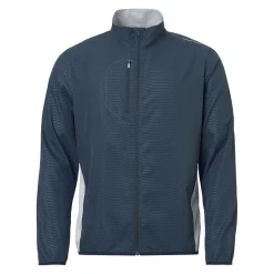Abacus Jackor Herr-M Lanark Stretch Windjacket Grå 373-Navy-Lt.Grey