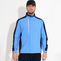 Abacus Regnjackor Herr-M Links Stretch Rainjacket Blå 532-Heaven