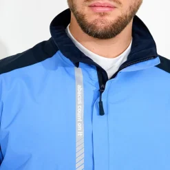 Abacus Regnjackor Herr-M Links Stretch Rainjacket Blå 532-Heaven