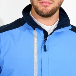 Abacus Regnjackor Herr-M Links Stretch Rainjacket Blå 532-Heaven