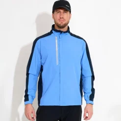 Abacus Regnjackor Herr-M Links Stretch Rainjacket Blå 532-Heaven