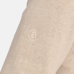 Abacus Tröjor Herr-M Louth Knitted Windstopper 151-Sandmelange