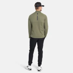 Bogeys & Birdies Tröjor Herr-M Mid Layer LS Full-Zip Leaf Clover Green