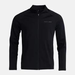 Bogeys & Birdies Tröjor Herr-M Mid Layer LS Full-Zip Svart Black