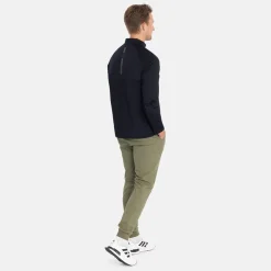 Bogeys & Birdies Tröjor Herr-M Mid Layer LS Full-Zip Svart Black