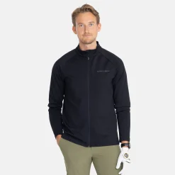 Bogeys & Birdies Tröjor Herr-M Mid Layer LS Full-Zip Svart Black