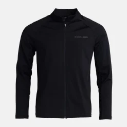 Bogeys & Birdies Tröjor Herr-M Mid Layer LS Full-Zip Svart Black