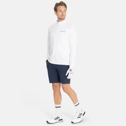 Bogeys & Birdies Tröjor Herr-M Mid Layer LS Full-Zip Vit White