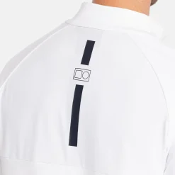 Bogeys & Birdies Tröjor Herr-M Mid Layer LS Full-Zip Vit White