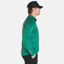 Bogeys & Birdies Tröjor Herr-M Mid Layer LS Zip Racing Green