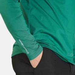 Bogeys & Birdies Tröjor Herr-M Mid Layer LS Zip Racing Green