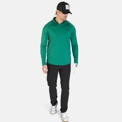 Bogeys & Birdies Tröjor Herr-M Mid Layer LS Zip Racing Green