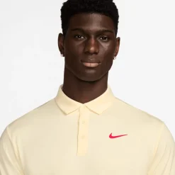 Nike Pikétröjor Herr-M Nk Df Tour Solid Polo Muslin-Bright Crimson