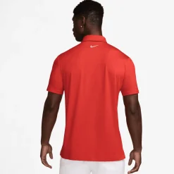 Nike Pikétröjor Herr-M Nk Df Tour Solid Polo Habanero Red-Muslin