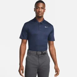 Nike Pikétröjor Herr-M Nk Df Vctry Solid Polo Blå Obsidian-White