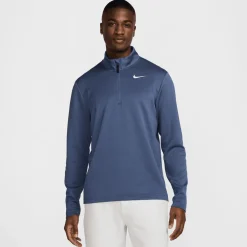 Nike Tröjor Herr-M Nk Df Vctry Thrmflx Hz Top Diffused Blue-Obsidian-White