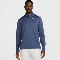 Nike Tröjor Herr-M Nk Df Vctry Thrmflx Hz Top Diffused Blue-Obsidian-White