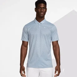 Nike Pikétröjor Herr-M Nk Df Victory+ Polo Prt Lt Armory Blue-White