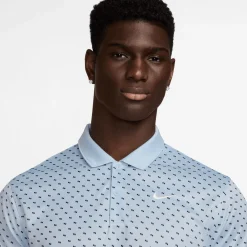 Nike Pikétröjor Herr-M Nk Df Victory+ Polo Prt Lt Armory Blue-White