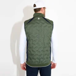Abacus Västar Herr-M Portrush Hybrid Vest Grön 517-Forest